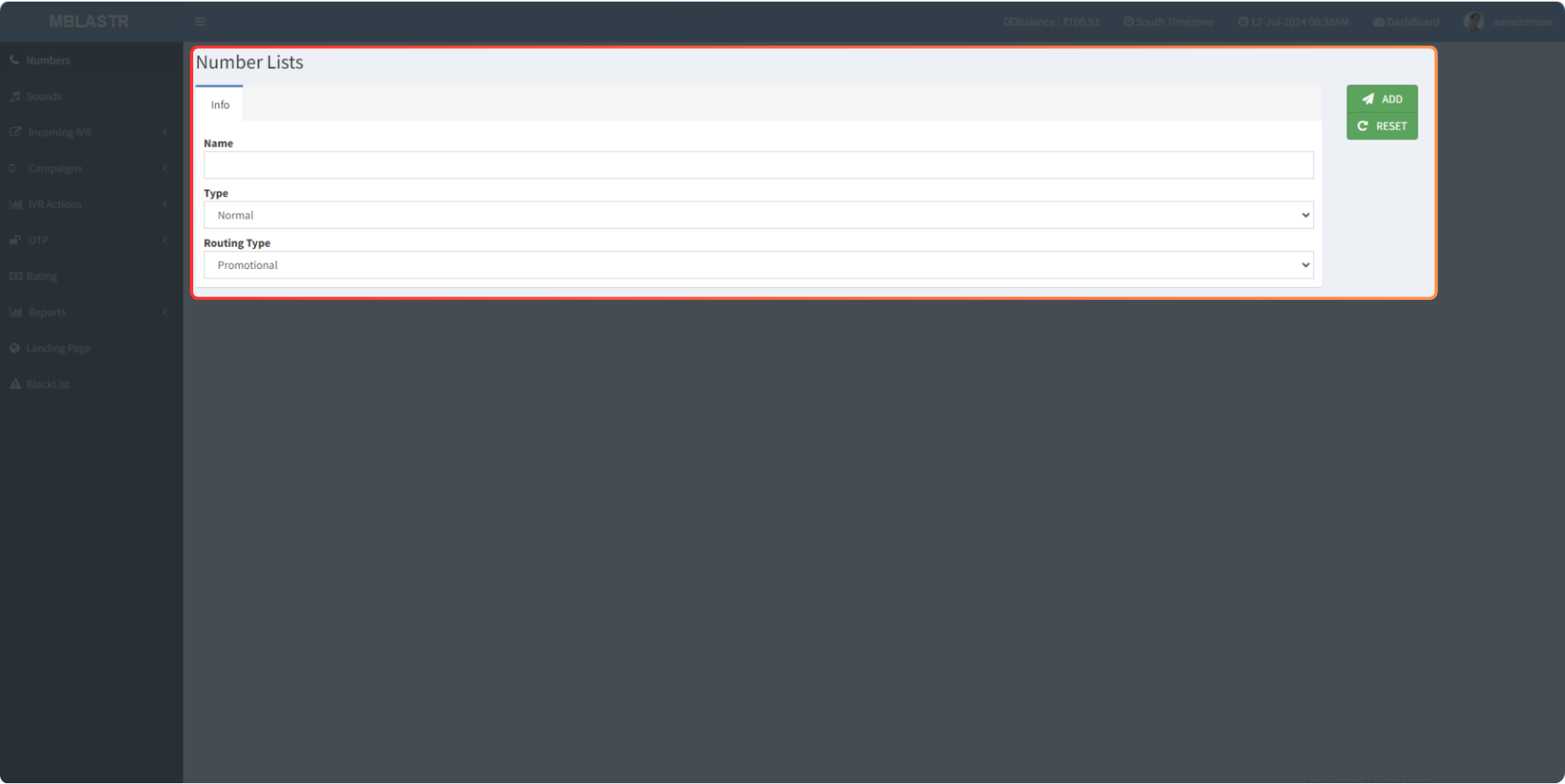 Scheduling an mblastr campaign